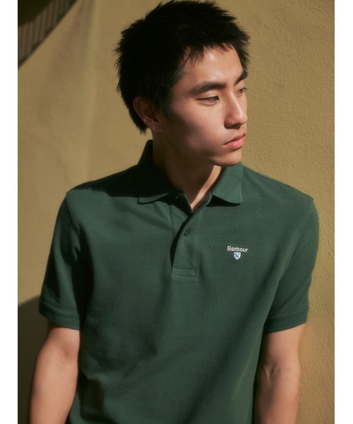 Barbour ポロシャツ ロゴ スポーツ メンズ レディース
