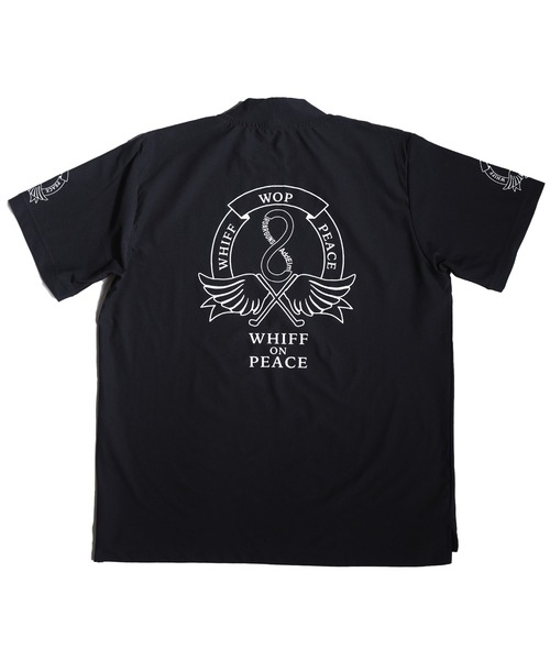 美品 ロアーガンズ AddElm INFINITI LOGOモックネックTシャツ roar guns（ロアーガンズ） tシャツ AddElm INFINITI LOGO MOCK NECK T
