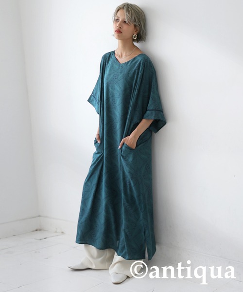 antiqua ワンピース ペイズリーシアーワンピース : ZOZOTOWN