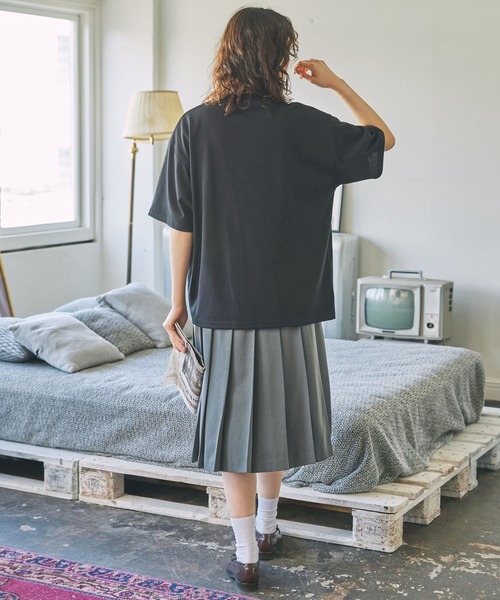 Maison de CINQ｜【小さいサイズ】リバーシブルシフォンプリーツ