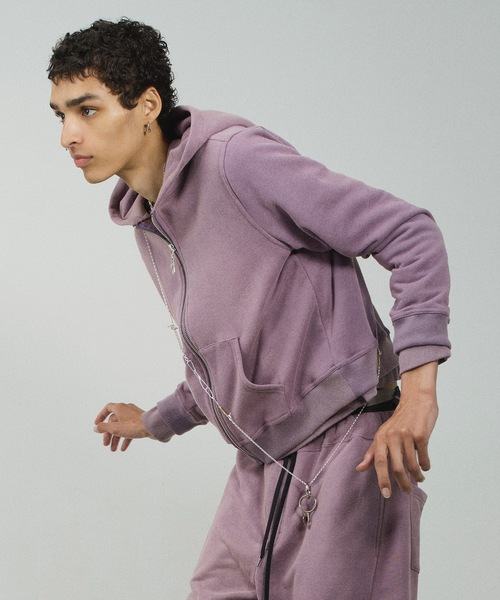 JieDa（ジエダ） パーカー CIRCLE REFLECTOR ZIP HOODIE メンズ