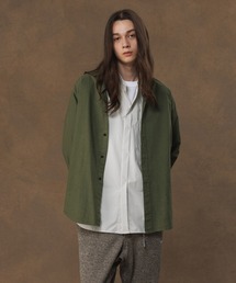 シャツ ガーメントダイ タイプライター レギュラーカラー シャツ / ルーズシルエット / ロングシーズン着用可能 メンズ｜ZOZOTOWN Yahoo!店