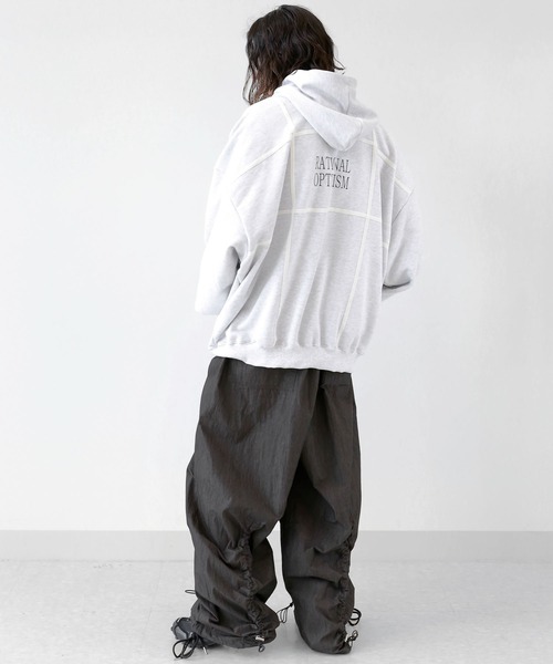 minsobi（ミンソビ） パーカー ユニセックスパーカー ビッグシルエット