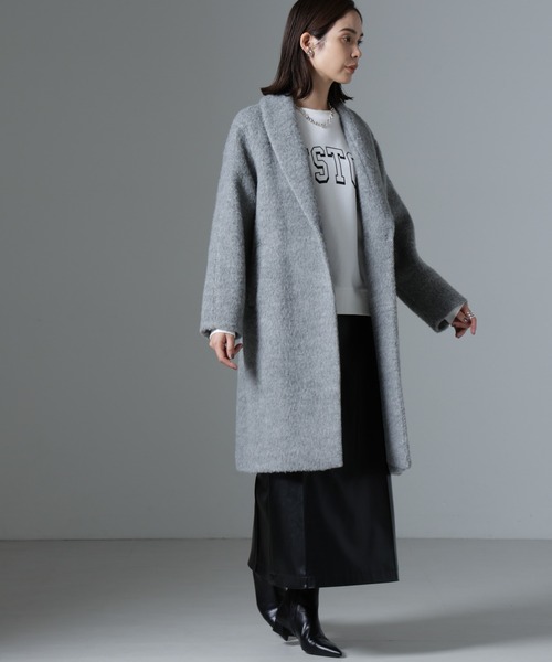 USA MARIA CORNEJO ワイド シャギー 起毛 コート ニューヨーク NANO universe（ナノ・ユニバース） コート アウター LA TORREシャギー