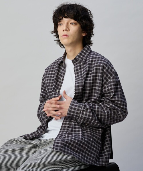 【週末限定】 SAPEur チェックシャツ　XL 週末限定】 SAPEur チェックシャツ XL - メルカリ