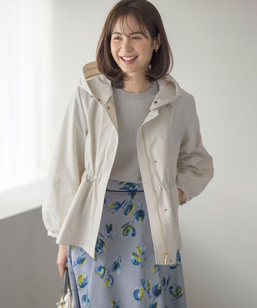 MidiUmi フード付きジャケット 組曲 コート アウター フード付き ライトアウター レディース