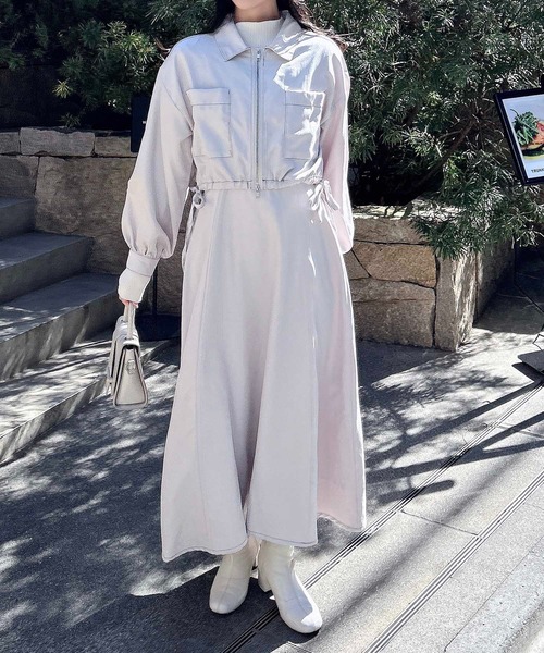 JUN&ROPE レディース コーデュロイセットアップ
