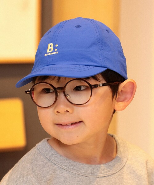 B：MING by BEAMS キャップ 帽子 「6色展開」ナイロン ロゴ ロー