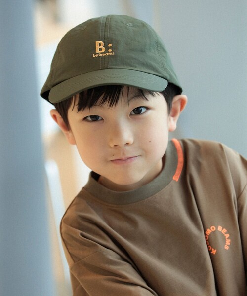 B：MING by BEAMS キャップ 帽子 「6色展開」ナイロン ロゴ ロー