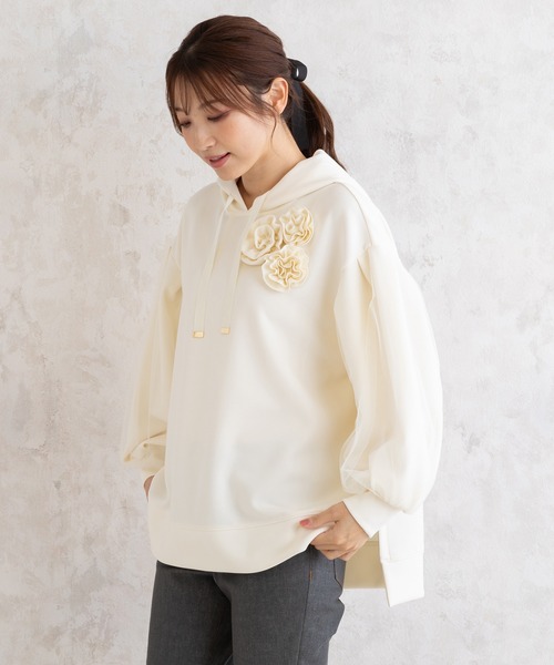 Rose Tiara（ローズティアラ） パーカー オーバーサイズパーカー