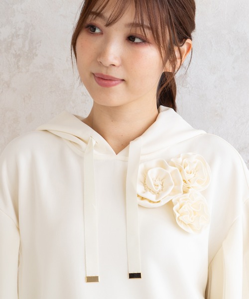 Rose Tiara（ローズティアラ） パーカー オーバーサイズパーカー