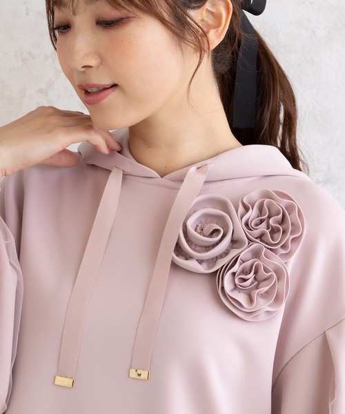 Rose Tiara（ローズティアラ） パーカー オーバーサイズパーカー