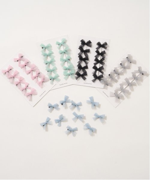 チュールリボンちびヘアクリップ10Pセット : ZOZOTOWN Yahoo!店 - 通販