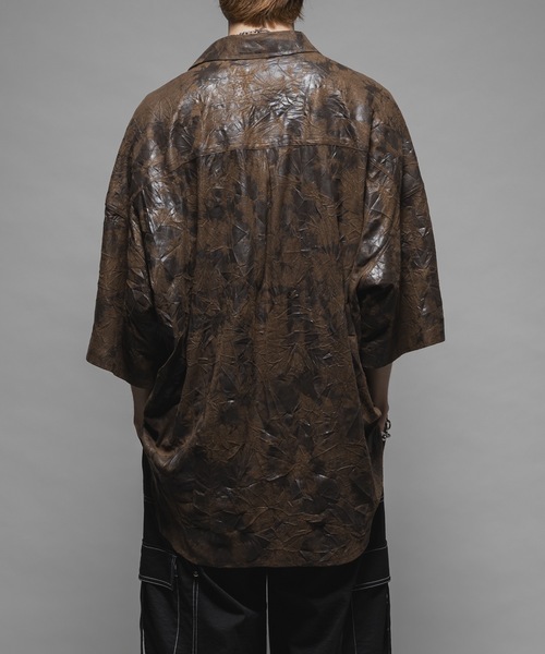 Casper John タイダイストライプオーバーシャツ Casper John シャツ Tie dye stripe over shirts/タイダイ