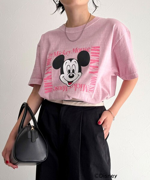 tシャツ 「GOOD ROCK SPEED/グッドロックスピード」Disney Mickey半袖Tシャツ レディース
