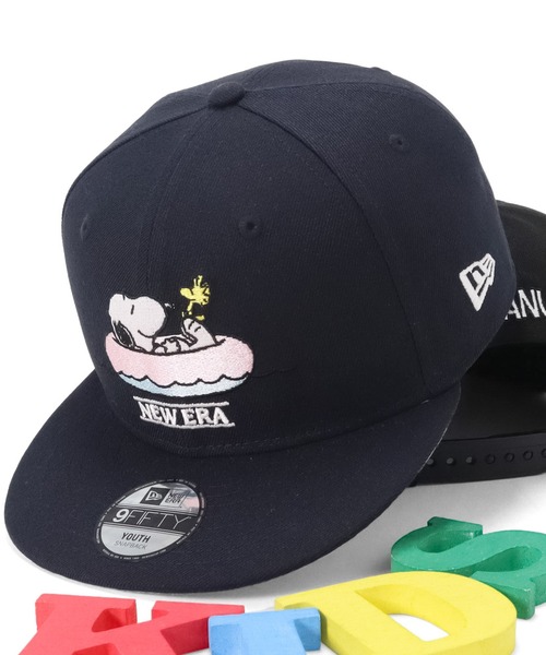 New Era×Bristol×スヌーピー トリプルコラボキャップ　kids NEW ERA（ニューエラ） キャップ 帽子 紫外線カット キッズ キャップ