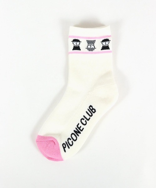 Picone CLUB（ピッコーネクラブ） 靴下 ピコ配色ソックス レディース