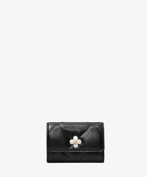 TORY BURCH カードケース キラ ダイヤモンドキルト クローバー