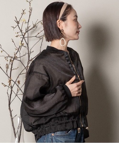 andrea&co. シアーシャイニーブルゾン ANDREA&Co.】シアーシャイニーブルゾン
