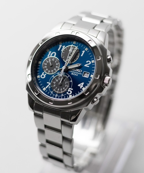 SEIKO クロノグラフ（訳あり） ペプシカラー 時計