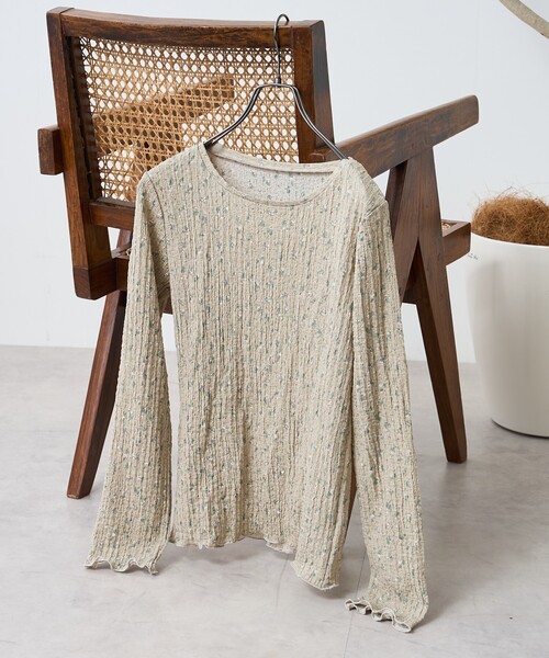 FREAK'S STORE（フリークスストア） tシャツ 花柄 ストレッチトップス