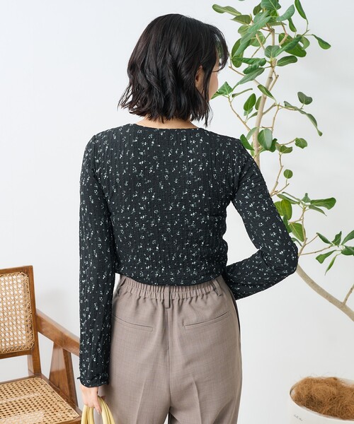 FREAK'S STORE（フリークスストア） tシャツ 花柄 ストレッチトップス