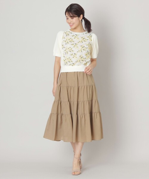 TO BE CHIC（トゥー ビー シック） スカート ブライトクロス