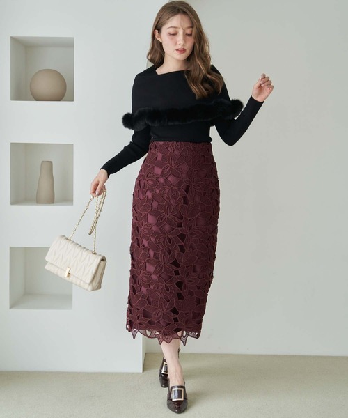 「NOELA」 長袖ニット フリー ベージュ レディース_画像5