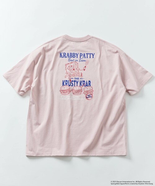 tシャツ 「別注」スポンジボブTシャツ レディース Tシャツ スポンジ・ボブ ティップ オフ SMT24037S