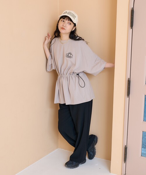 新品未使用タグ付き シアタープロダクツ×FREAK'S STORE スポサン THEATRE PRODUCTS/別注2WAYジャガードテープフリルバッグ