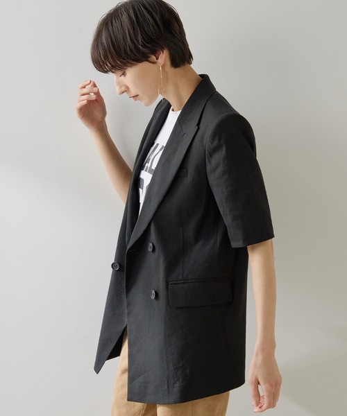 Whim Gazette ジャケット テーラードジャケット リネン