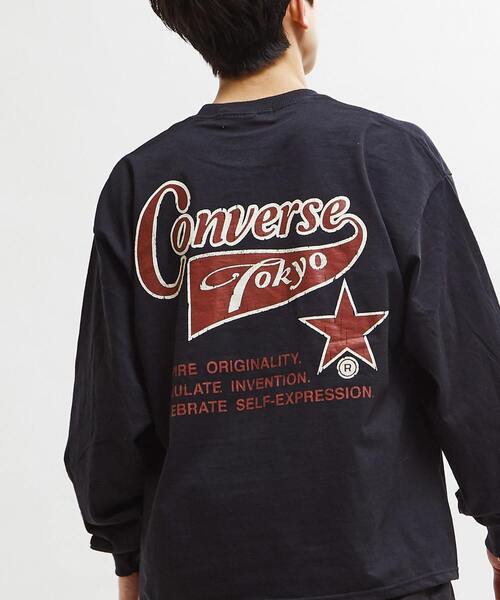 tシャツ 「限定展開」FLAG LOGO PRINT LONG SLEEVE TEE レディース メンズ