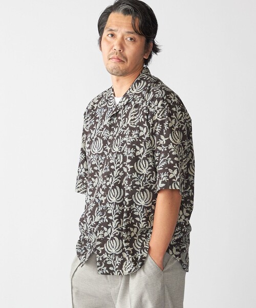 SHIPS インディアンシャツ 新品未使用 SHIPS シャツ BENCH MARKING SHIRTS: インディアン バティック