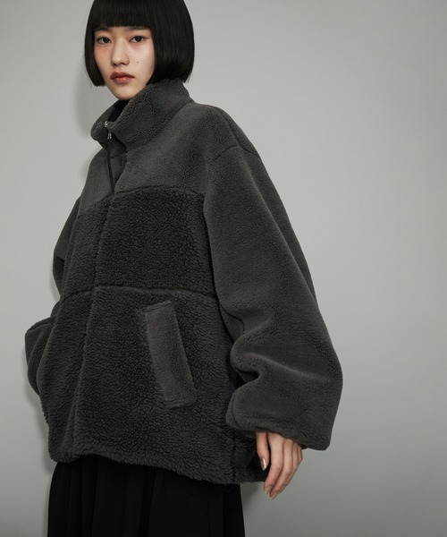 ADAM ET ROPE'（アダムエロペ） ジップアップブルゾン FREE