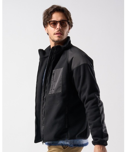 wjk ブルゾン アウター combination fleece jacket メンズ : ZOZOTOWN