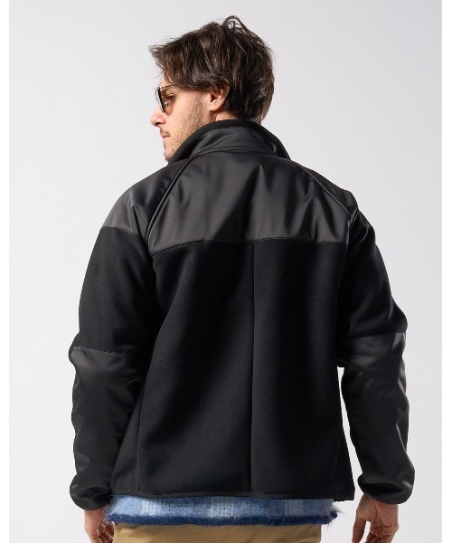 wjk ブルゾン アウター combination fleece jacket メンズ : ZOZOTOWN