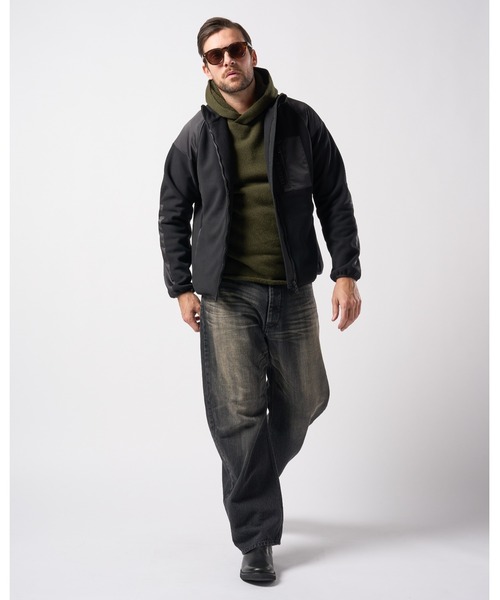 wjk ブルゾン アウター combination fleece jacket メンズ : ZOZOTOWN