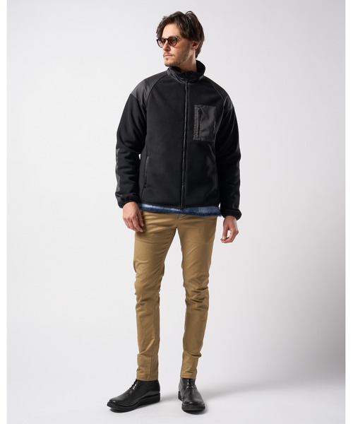 wjk ブルゾン アウター combination fleece jacket メンズ : ZOZOTOWN