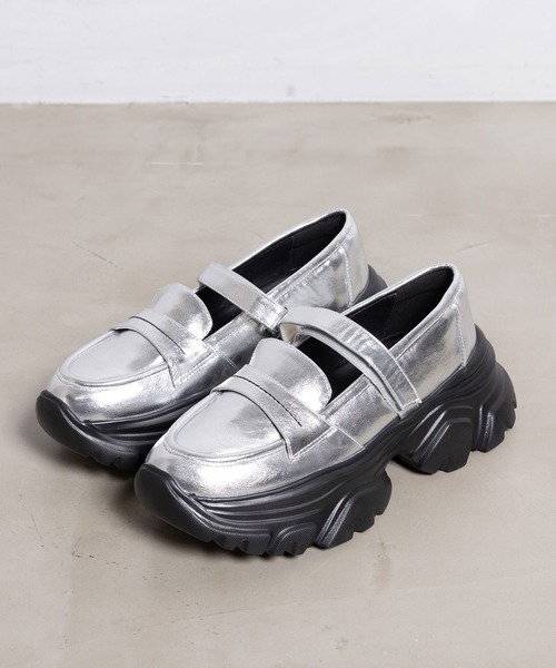 【mai】【新品】メリージェーンローファー【MARECHAL TERRE】 MARECHAL TERRE スニーカー メリージェーンローファー