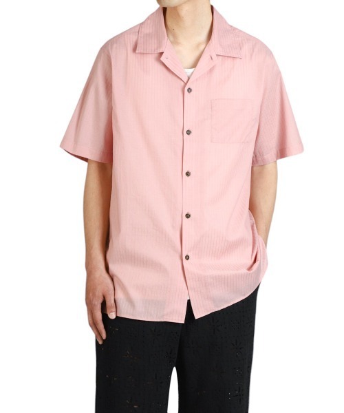 シャツ BALLAST ARK / バラストアーク：DOBBY DOT STRIPE S/S SHIRT：BA11-SH02「AST」 メンズ レデ_8