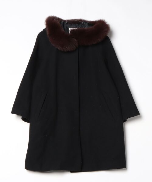 LANVIN en Bleu 「LANVIN Bleu」 コート 38 ブラック レディース