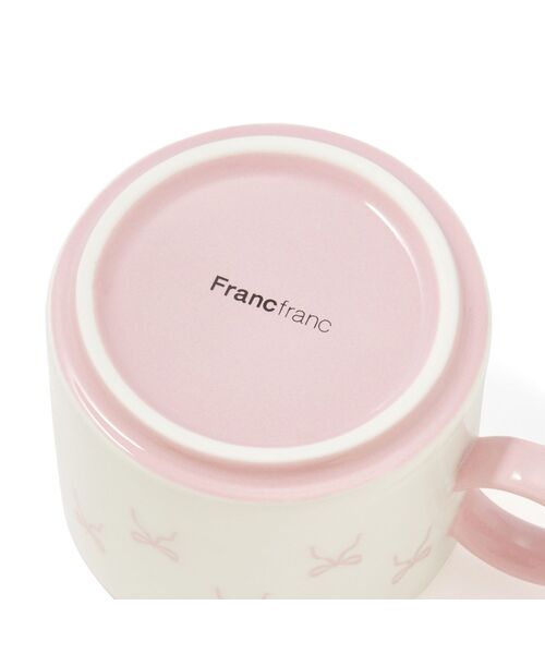 Francfranc（フランフラン） 食器 リボン カップ＆ソーサー ピンク 