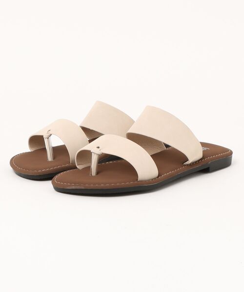 shoes365 サンダル ダブルストラップトングサンダル (SS) レディース