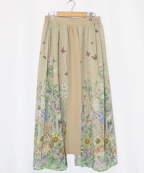 ScoLar スカート　Mサイズ新品 ScoLar スカート ScoLar/スカラー 総柄綿ツイルSK : ZOZOTOWN