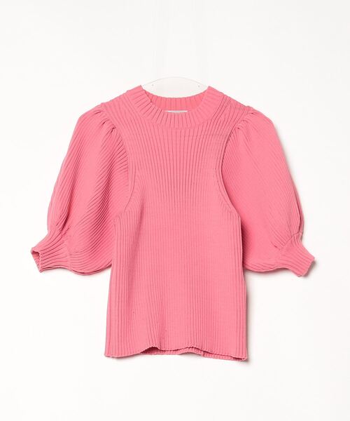 「SEVEN TEN」 半袖ニット S ピンク レディース