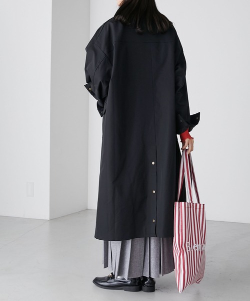 「BONLECILL」 ステンカラーコート FREE ベージュ レディース_画像2