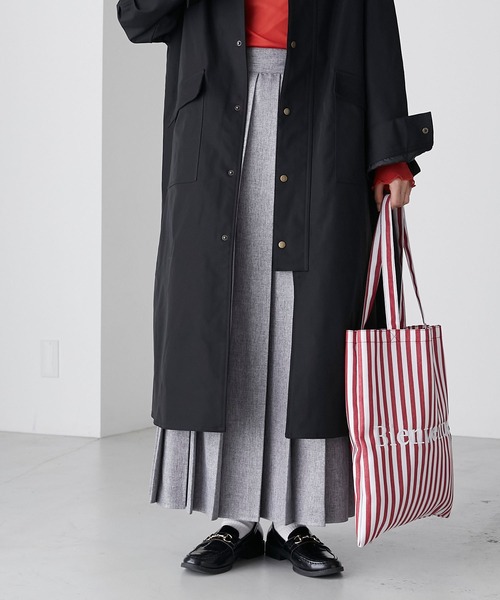 「BONLECILL」 ステンカラーコート FREE ベージュ レディース_画像6