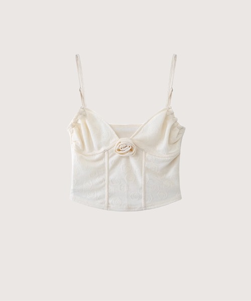 キャミソール Rose Applique Cami