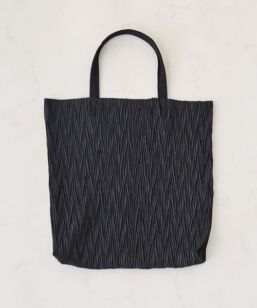 CARETTE（カレット） エコバッグ プリーツ生地のフォーマルバッグ