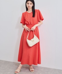 VIS（ビス） ワンピース フレアスリーブサッカーワンピース : ZOZOTOWN